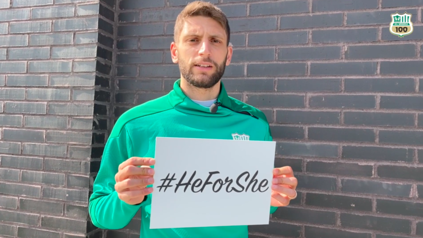 8 Marzo 2021 - Il Sassuolo per #HeForShe
