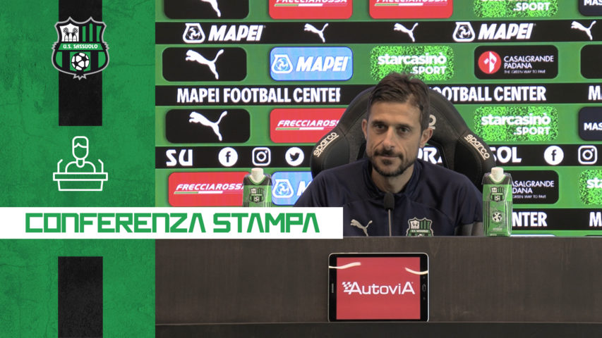 Mister Dionisi prima di Sassuolo-Fiorentina