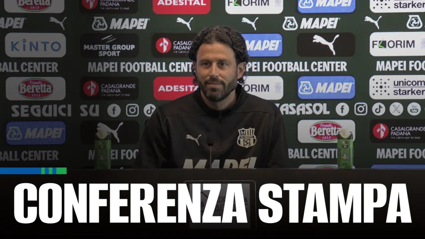 Mister Fabio Grosso prima di Cesena-Sassuolo