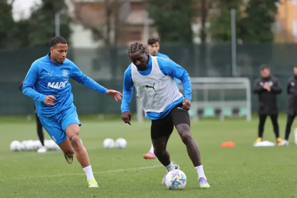 Nzola in allenamento