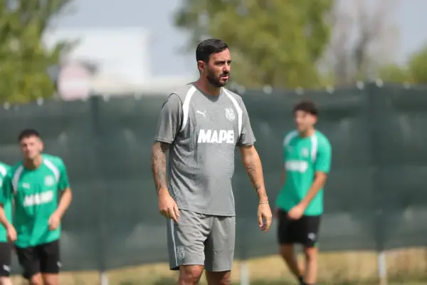 MIster Aquilani in allenamento