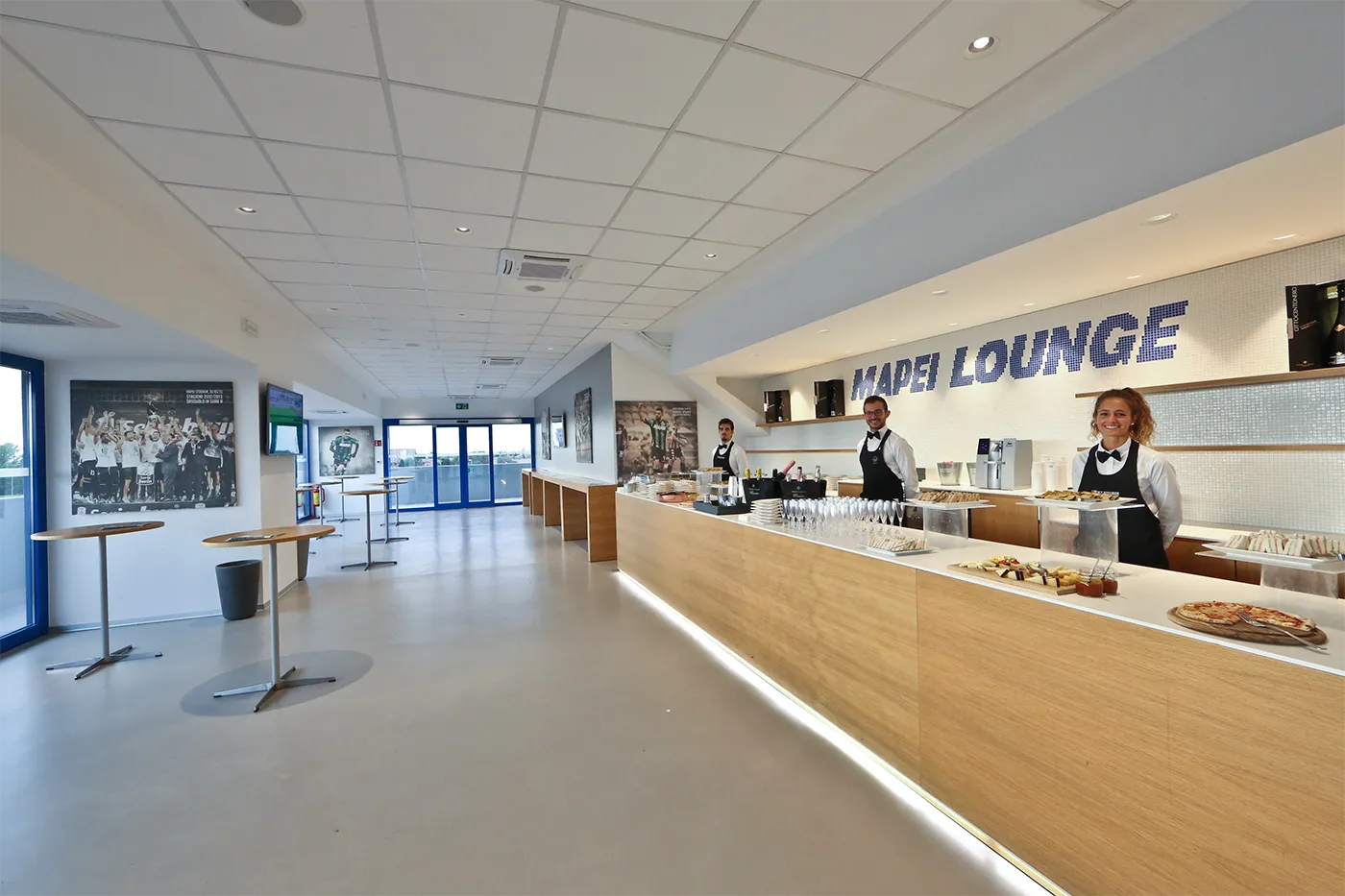 Mapei Lounge: una delle sale hospitality del Mapei Stadium