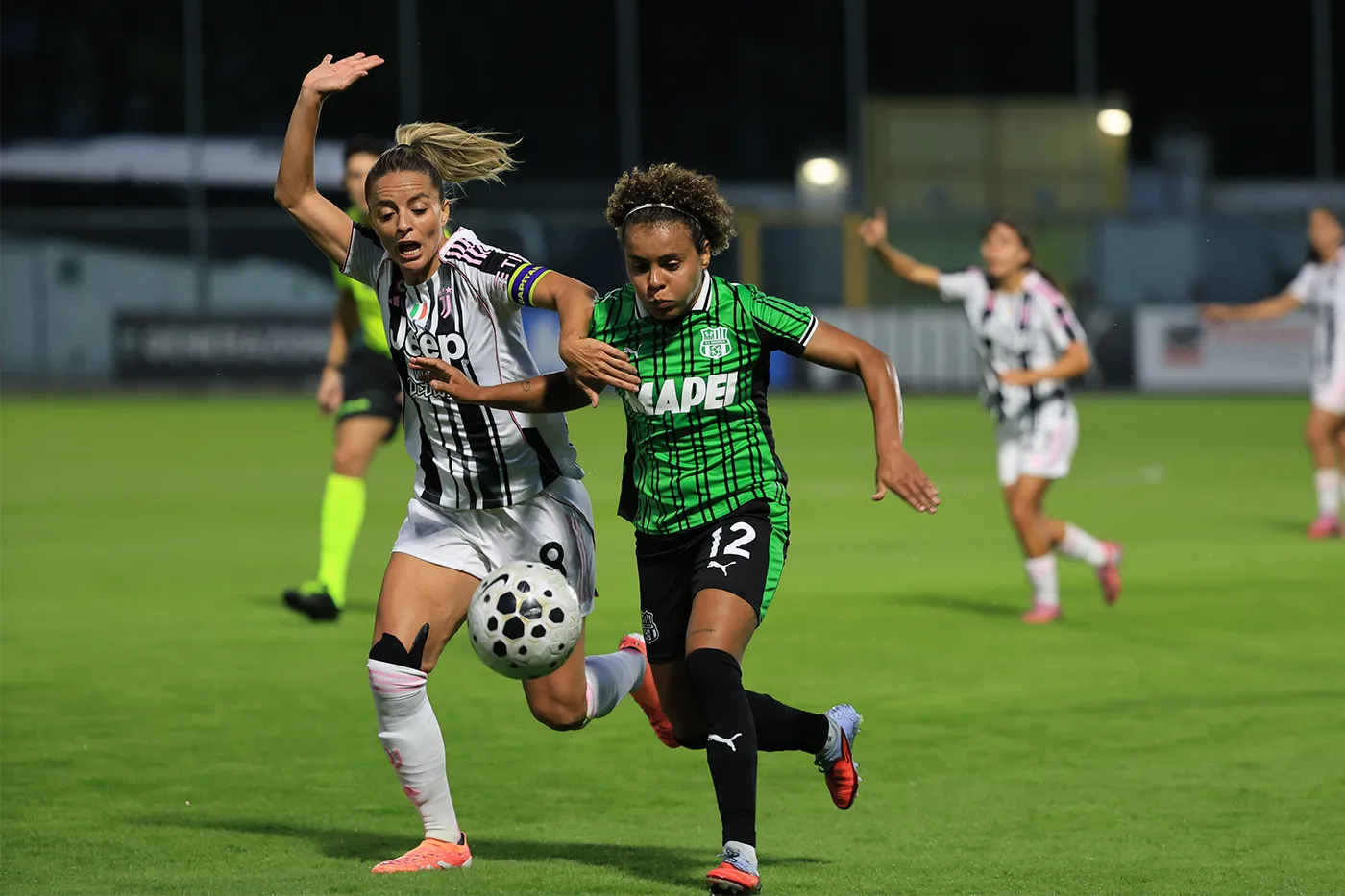 Kassandra Missipo in azione in Sassuolo-Juventus