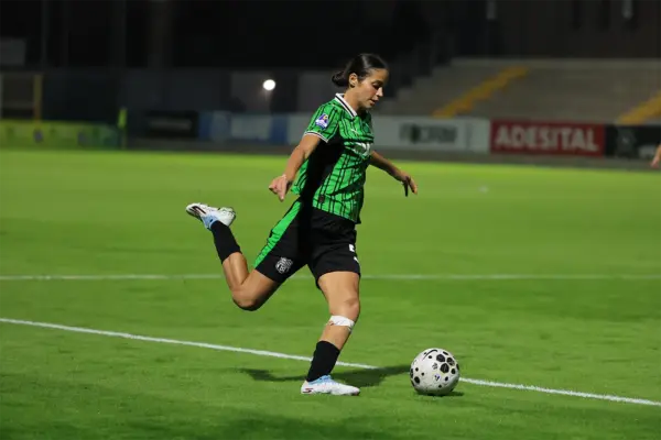 Sara Caiazzo in azione in Sassuolo-Juventus