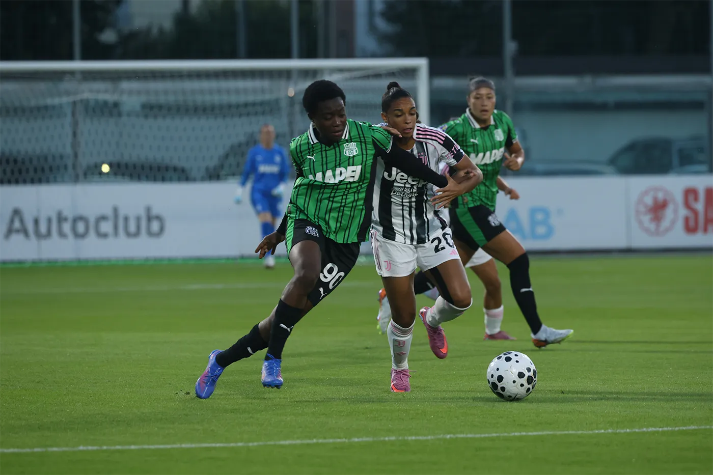 Naomi Eto in azione in Sassuolo-Juventus