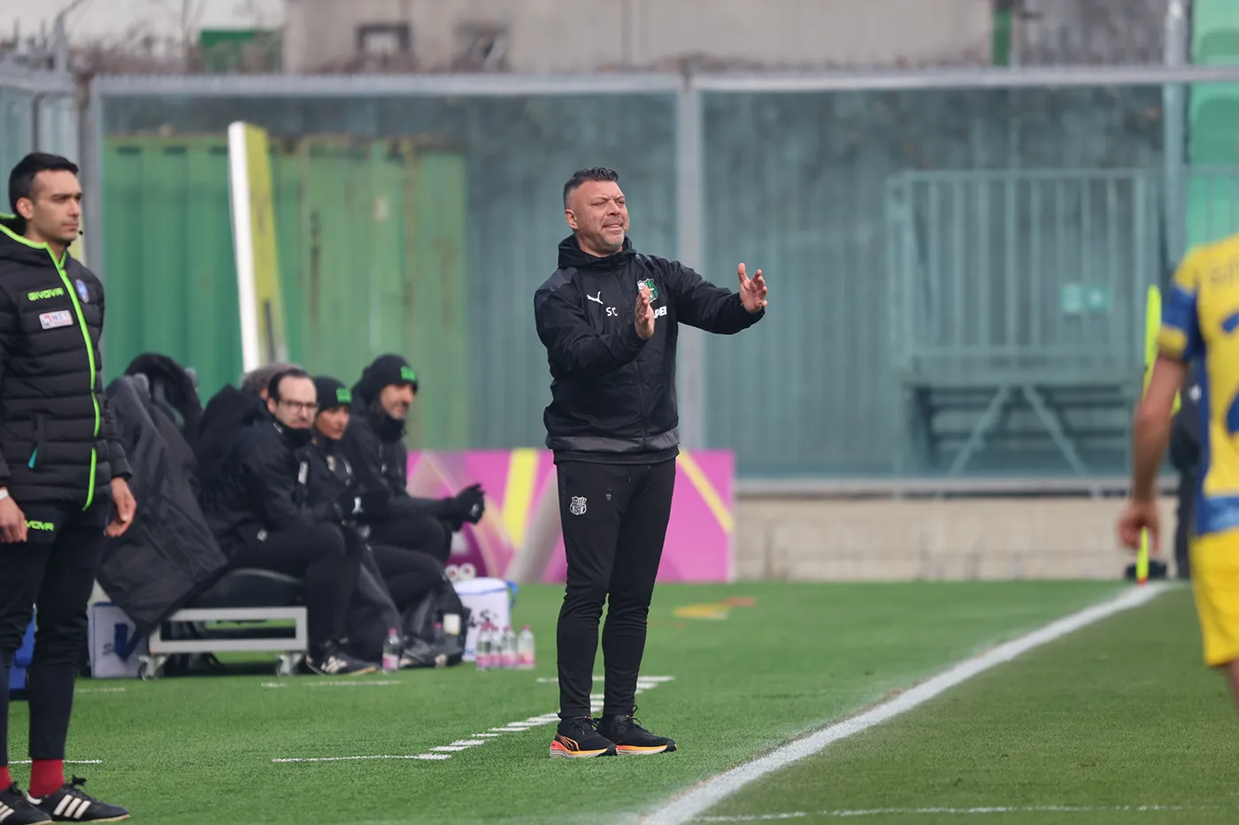 Mister Salvatore Colantuono in Sassuolo-Parma