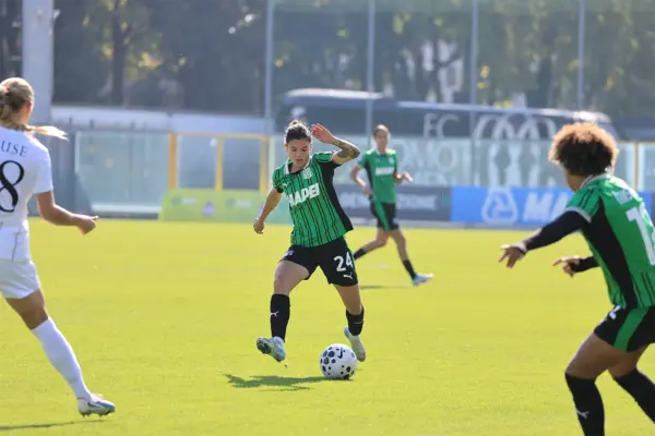 Aurora De Rita in azione in Sassuolo-Como Women