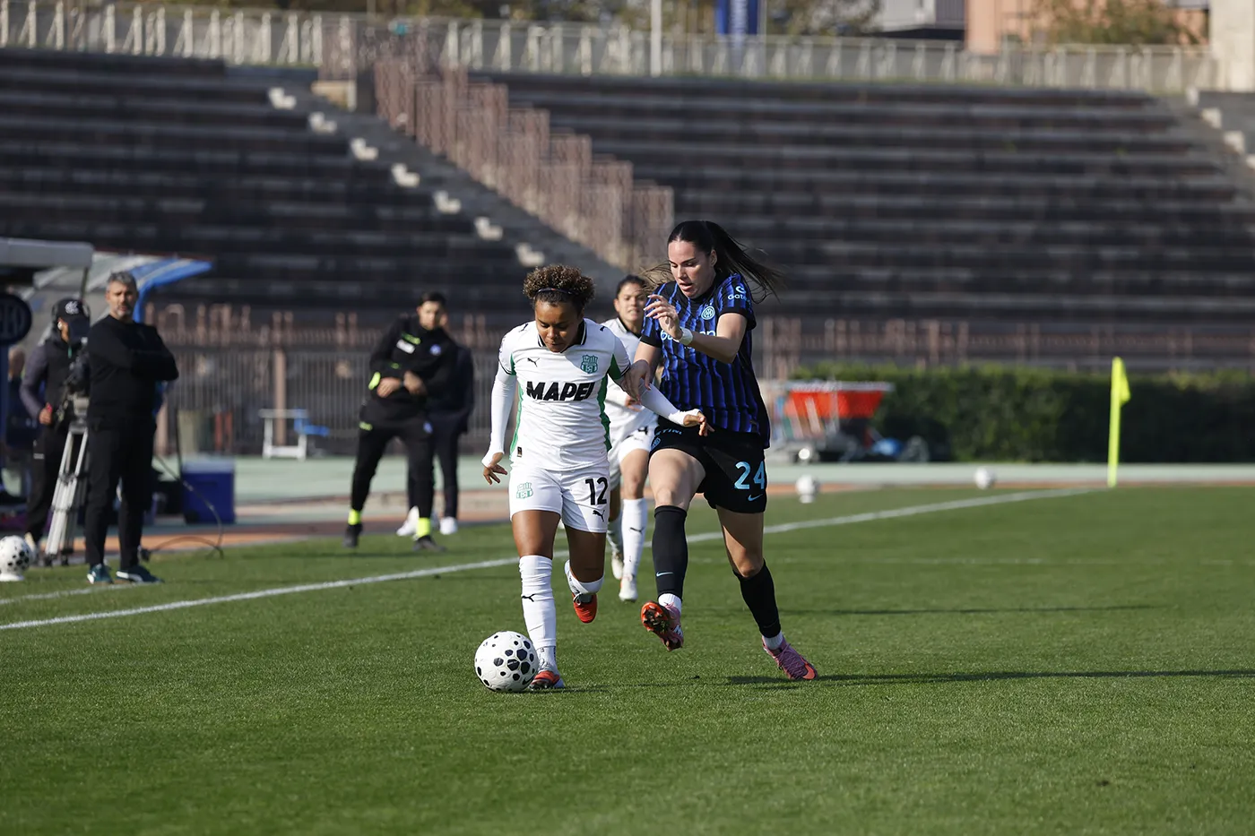 Kassandra Missipo in azione durante Inter-Sassuolo