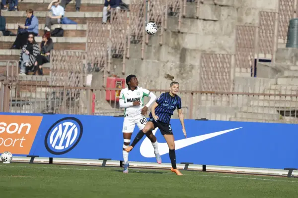 Naomi Eto'o in azione durante Inter-Sassuolo