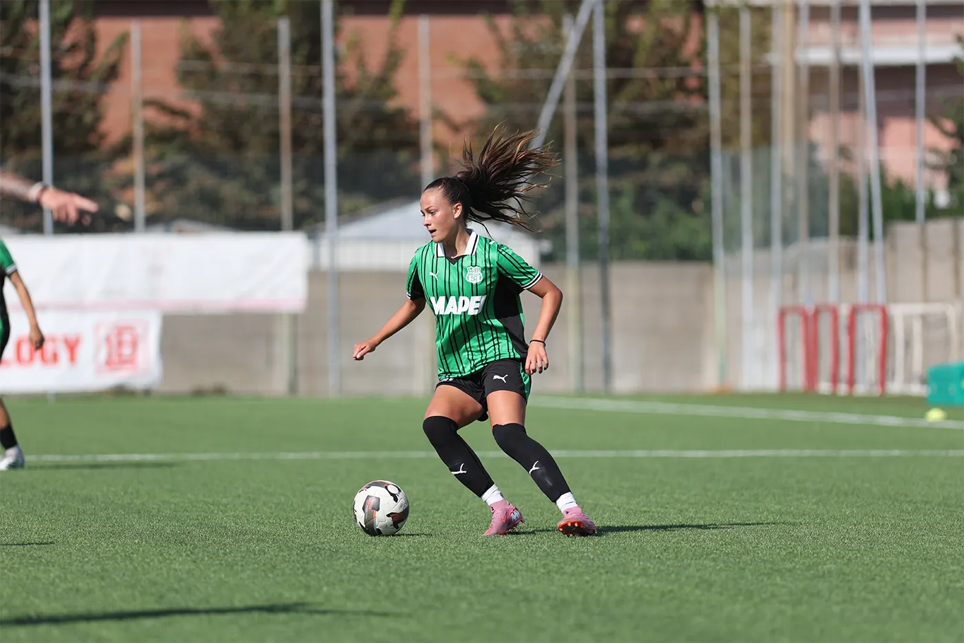Giulia Guerzoni in azione in Sassuolo-Brescia Primavera 1 Women