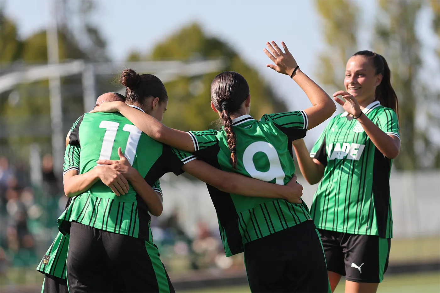 Esultanza in Sassuolo-Brescia Primavera 1 Women
