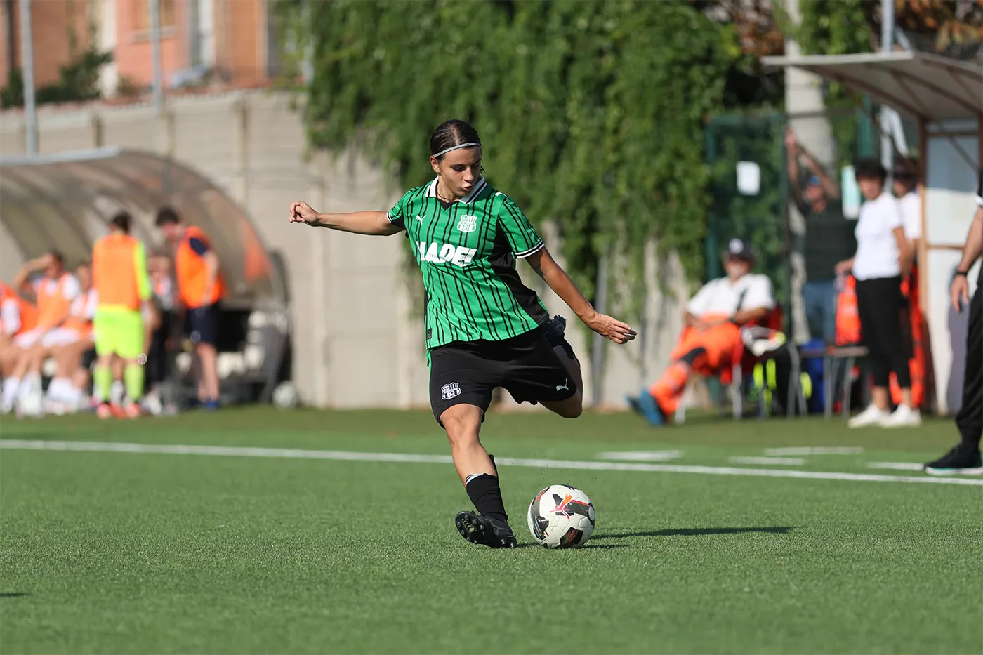 Francesca Randazzo in azione in Sassuolo-Brescia Primavera 1 Women