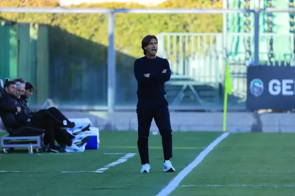 Mister Emiliano Bigica durante Sassuolo-Parma