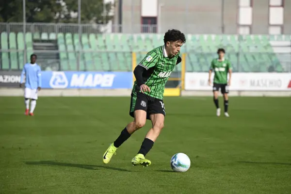 Andrea Campani in azione durante Sassuolo-Lazio