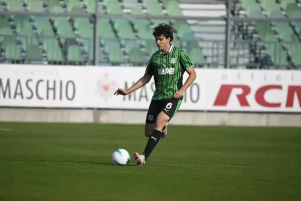 Giorgio Vezzosi in azione durante Sassuolo-Lazio