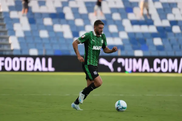 Domenico Berardi in Sassuolo-Catanzaro di Coppa Italia