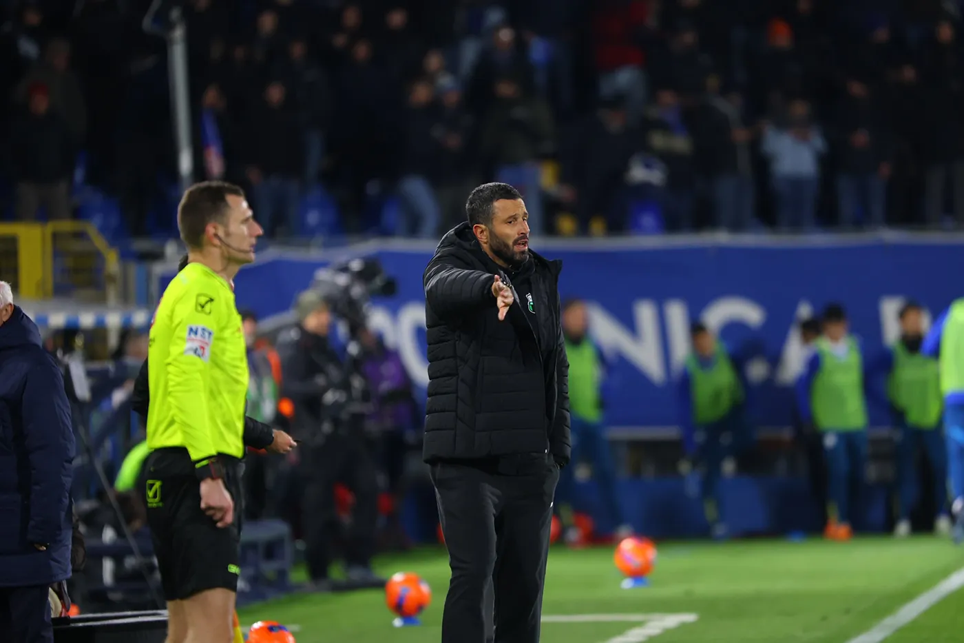 Fabio Grosso durante Como-Sassuolo