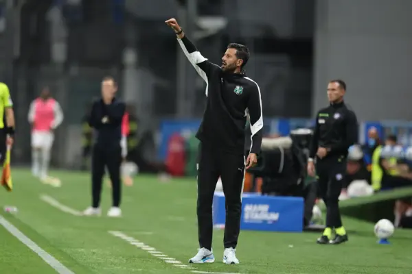 Fabio Grosso in Sassuolo-Lecce