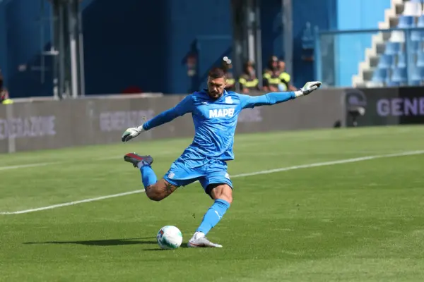 Arijanet Muric in azione in Sassuolo-Udinese