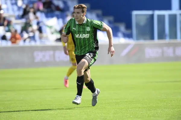 Kristian Thorstvedt in azione in Sassuolo-Udinese