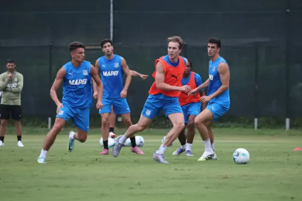 Kristian Thorstvedt in allenamento al Mapei Football Center