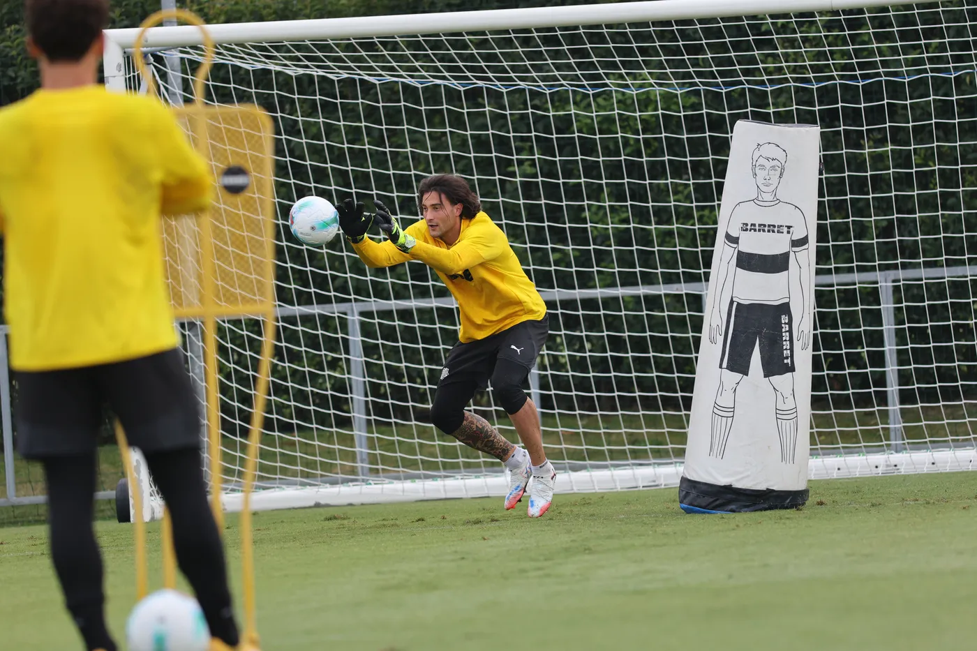 Stefano Turati in allenamento al Mapei Football Center