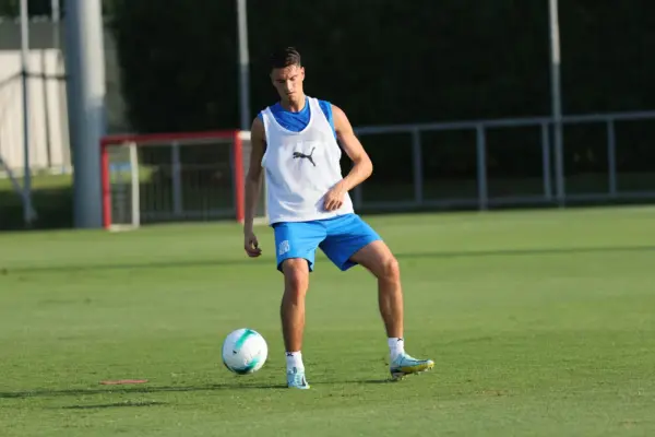 Daniel Boloca in allenamento al Mapei Football Center