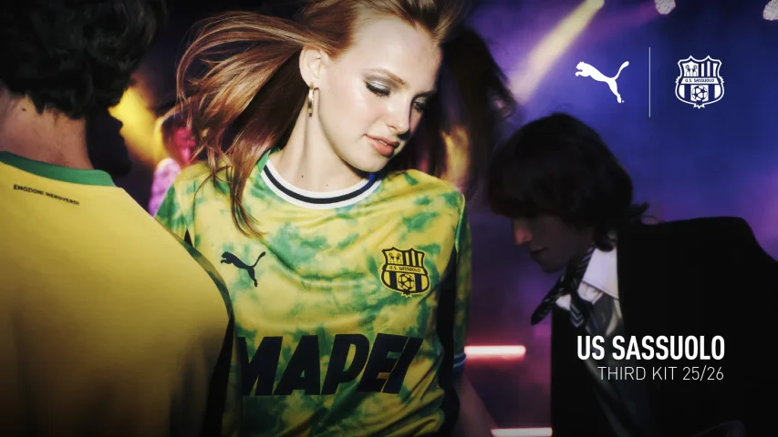Timeless energy. Sassuolo Calcio Third Jersey 25/26