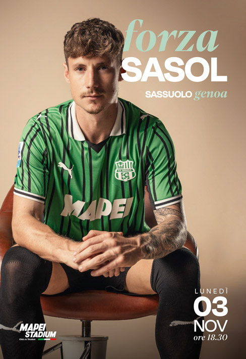 La copertina del match program di Sassuolo-Genoa