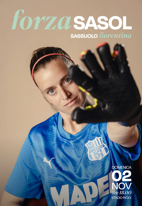 La copertina del match program di Sassuolo-Fiorentina di Serie A Women