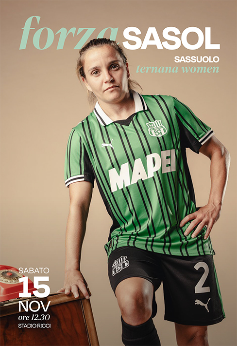 La copertina del match program di Sassuolo-Ternana Women