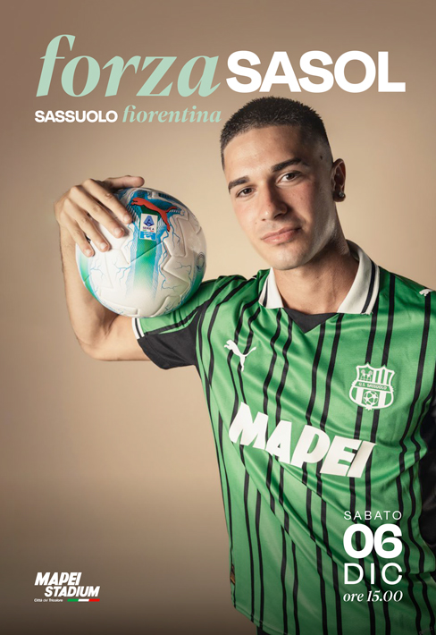 La copertina del match program di Sassuolo-Fiorentina