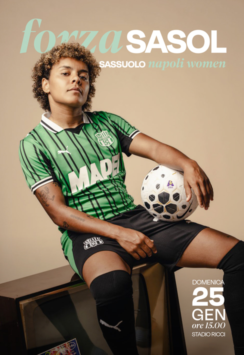 La copertina del match program di Sassuolo-Napoli di Serie A Women