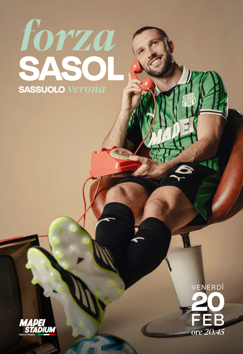 La copertina del match program di Sassuolo-Hellas Verona