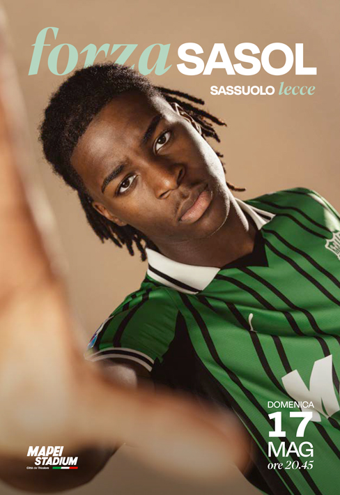 La copertina del match program di Sassuolo-Lecce