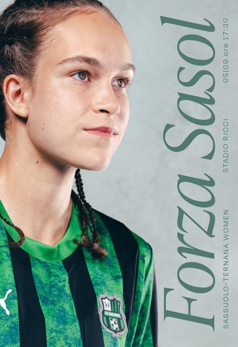 La copertina del match program di Sassuolo-Ternana Women