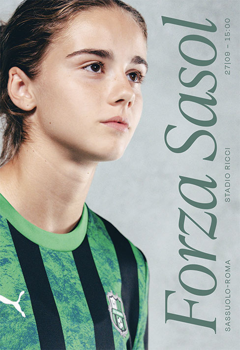 La copertina del match program di Sassuolo-Roma
