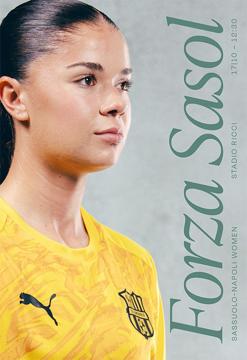 La copertina del match program di Sassuolo-Napoli Women