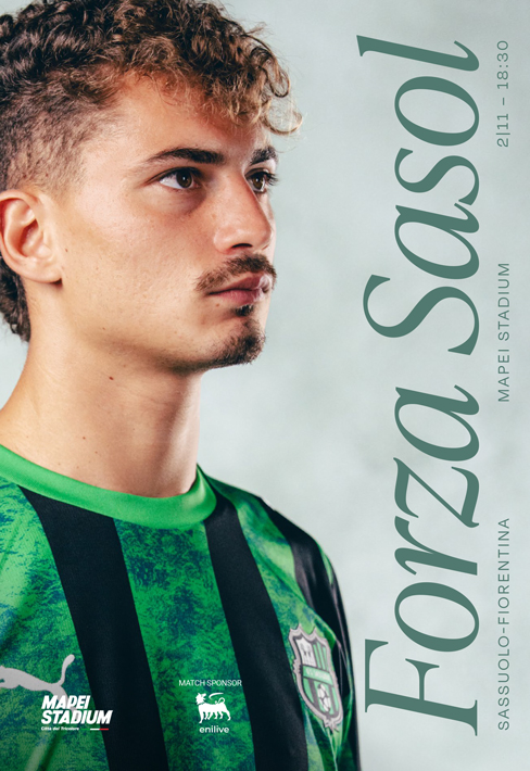 La copertina del match program di Sassuolo-Fiorentina