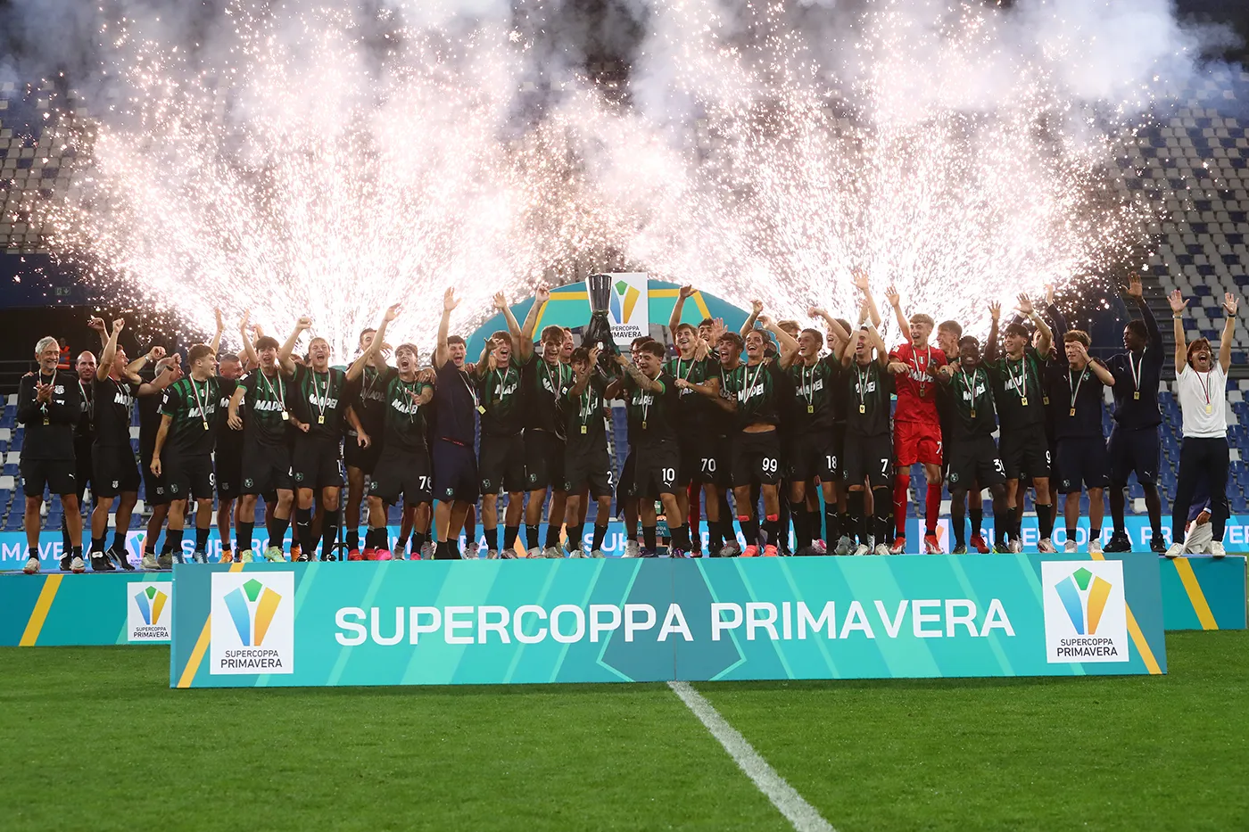 La Primavera neroverde alza sul palco la Supercoppa
